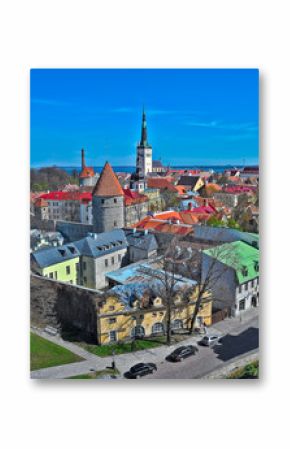 Tallinn. Old city cityscape
