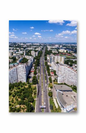The City Gates of Chisinau, Republic of Moldova, Aerial view fro