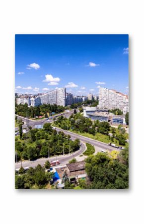 The City Gates of Chisinau, Republic of Moldova, Aerial view fro