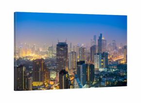 bangkok city at twilight