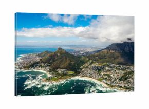 Cape Town and the 12 Apostels from above