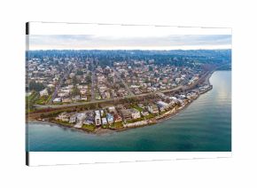 Richmond Beach Shoreline Washington Waterfront Housing Aerial View