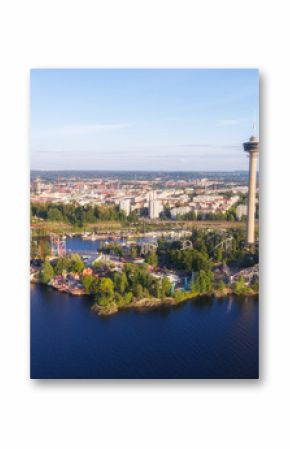 Aerial view of Tampere city