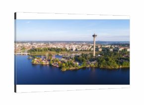 Aerial view of Tampere city