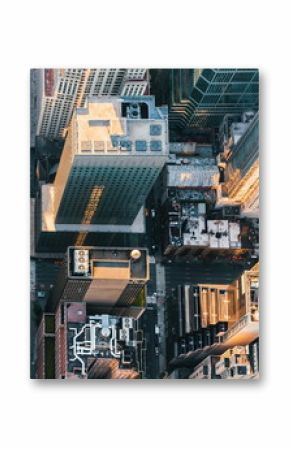 Aerial view of Midtown Manhattan, NY skycrapers