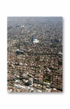 mexico city aerial view cityscape panorama