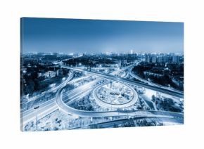 city overpass at night