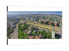 aerial view of Iasi city in Moldavia. Romania