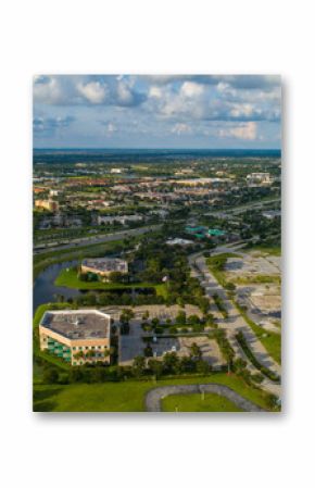 Aerial image Port St Lucie Florida USA