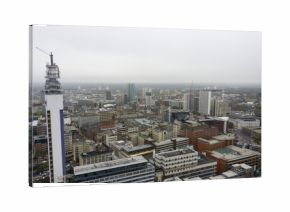 Aerial view of Birmingham city centre, UK.