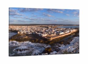 Aerial panorama of Essaouira city