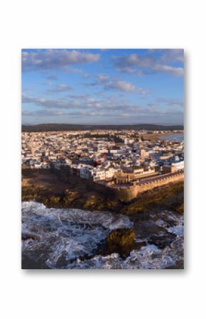 Aerial panorama of Essaouira city