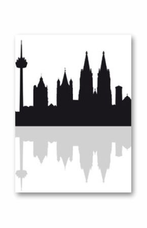 Köln Skyline (Silhouette)
