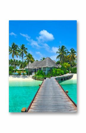Panorama wyspy Malediwy