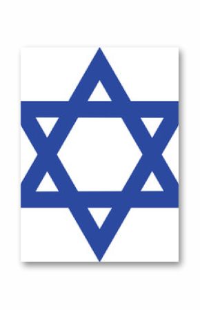 Star of David symbol vector illustration