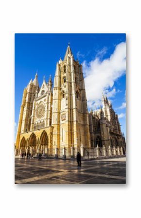 Gothic Cathedral of Leon, Castilla Leon, Spain