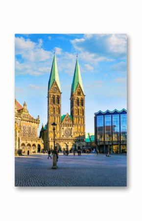 Bremer Marktplatz mit Rathaus und Dom 