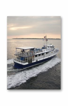 Passenger ferry boat.