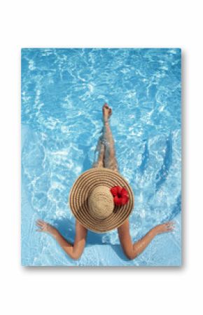 Mujer en una Piscina
