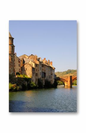 Le village d'espalion en Aveyron