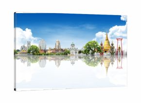 Thailand bangkok travel background concept