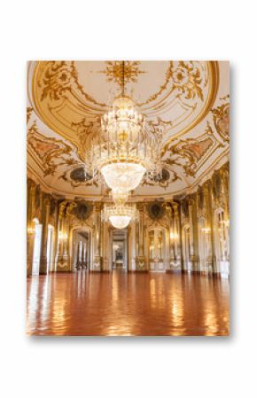 Sala balowa Queluz Krajowy pałac, Portugalia