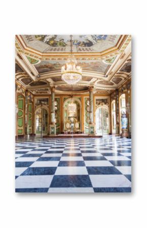 Hall of Ambassadors in Queluz National Palace, Portugal
