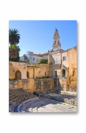 Roman theatre. Lecce. Puglia. Italy.