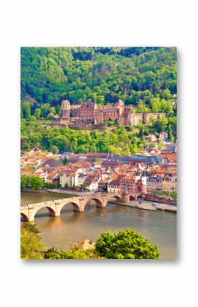 Die Heidelberger Altstadt mit Schloss, Alter Brücke und Bergbahn