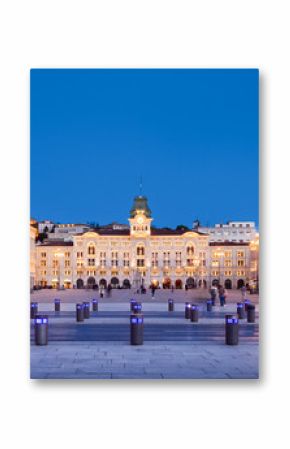 Piazza dell'unità d'Italia, Trieste, Friuli Venezia Giulia, Italia