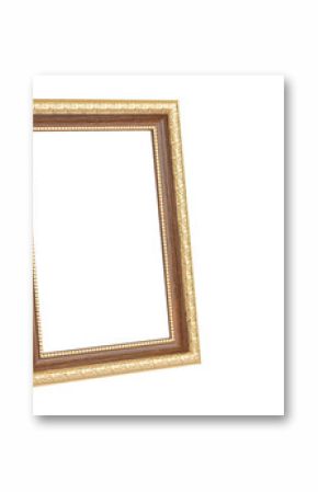 Picture frame isolated on the white background