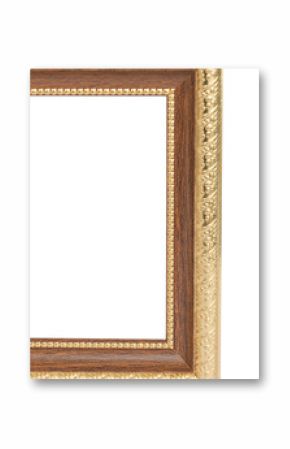 Picture frame isolated on the white background