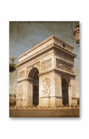 Arc de Triomple, style photo ancienne