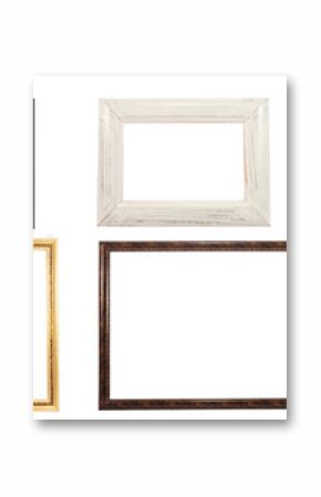 frames isolated on white background