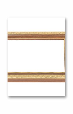 Picture frame isolated on the white background