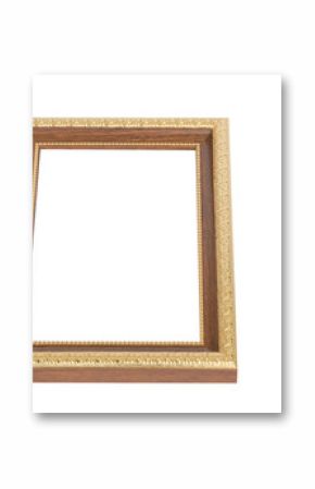 Picture frame isolated on the white background