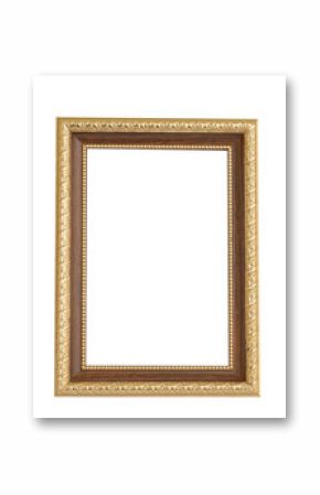 Picture frame isolated on the white background