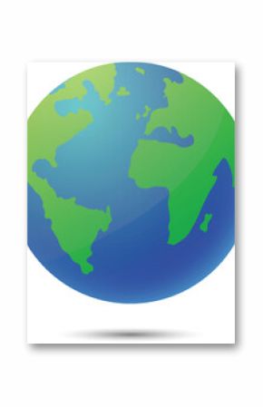 Earth globes vector illustration, planet Earth icon. Vector illustration