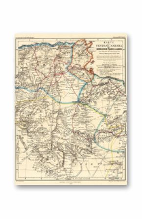 Egypt vintage map