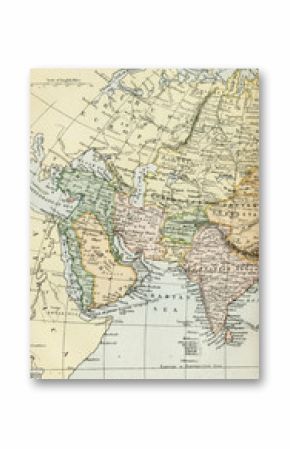 Vintage Map of Asia - Early 1800 World Maps