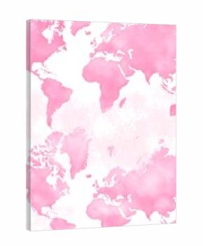 Pink world map