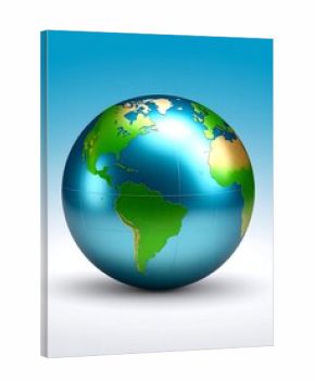3D Earth globe