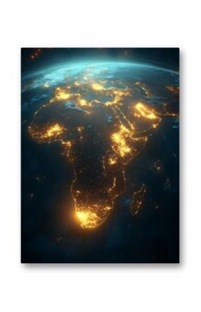 Earth at Night, Africa Illuminated