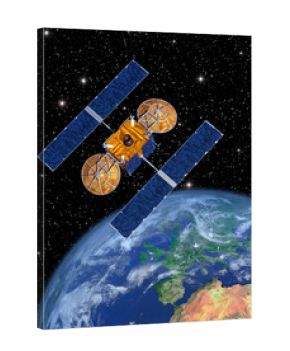 Satellite Orbiting Earth