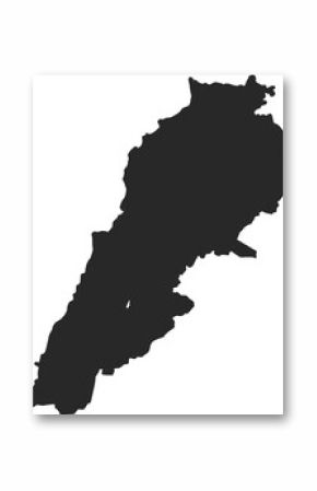 country map lebanon