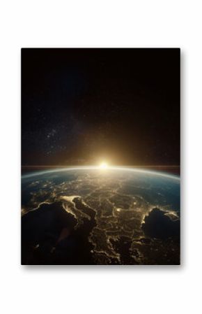 Planet Earth - Sunrise Over Europe