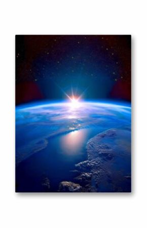 宇宙 地球 Sunrise over earth Generative AI 