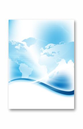 abstract world flyer