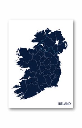 Map of Ireland.