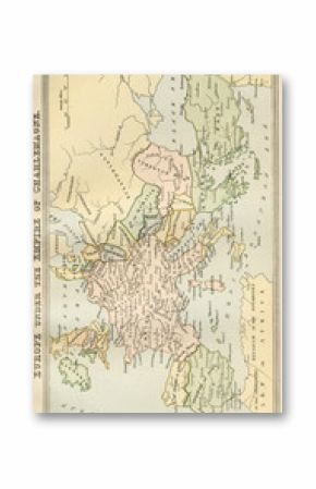 Vintage Map of Europe - Early 1800 Antique Maps of the World